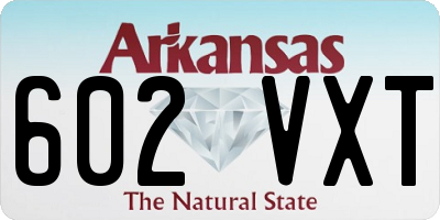 AR license plate 602VXT