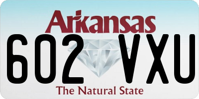 AR license plate 602VXU