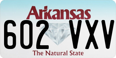 AR license plate 602VXV