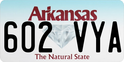 AR license plate 602VYA