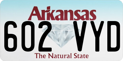 AR license plate 602VYD