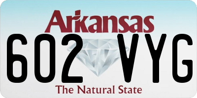 AR license plate 602VYG