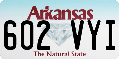 AR license plate 602VYI