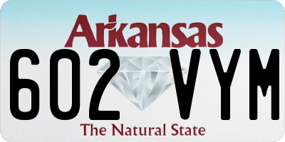 AR license plate 602VYM