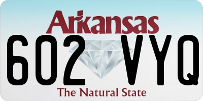AR license plate 602VYQ
