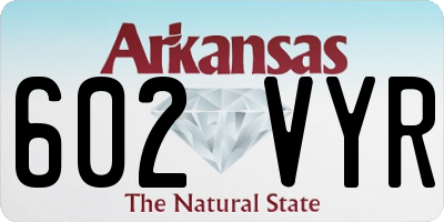AR license plate 602VYR