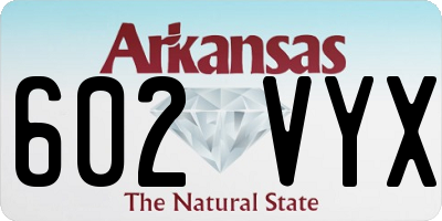 AR license plate 602VYX