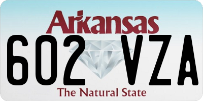 AR license plate 602VZA