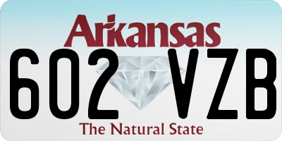 AR license plate 602VZB