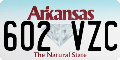 AR license plate 602VZC
