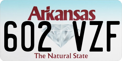 AR license plate 602VZF
