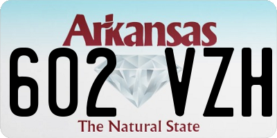 AR license plate 602VZH