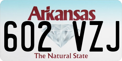 AR license plate 602VZJ