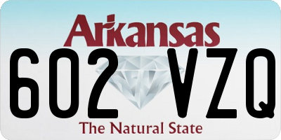 AR license plate 602VZQ