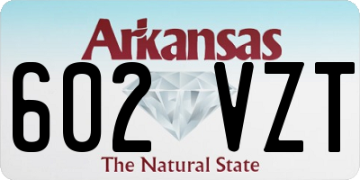 AR license plate 602VZT