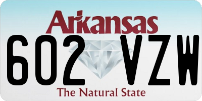 AR license plate 602VZW