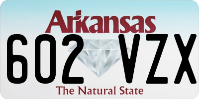AR license plate 602VZX