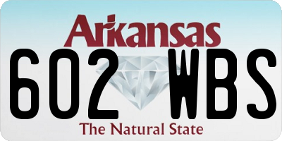 AR license plate 602WBS