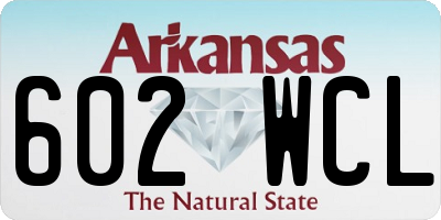 AR license plate 602WCL