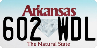 AR license plate 602WDL