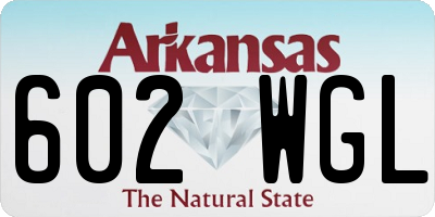 AR license plate 602WGL