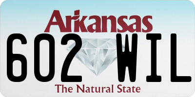 AR license plate 602WIL