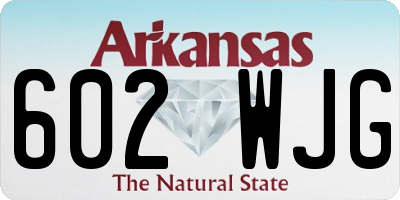 AR license plate 602WJG