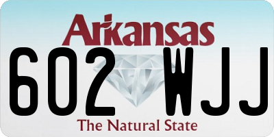 AR license plate 602WJJ