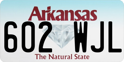 AR license plate 602WJL