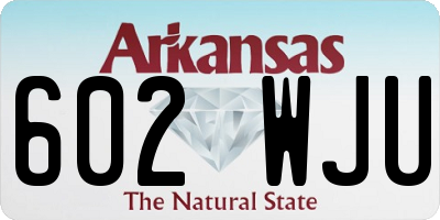 AR license plate 602WJU