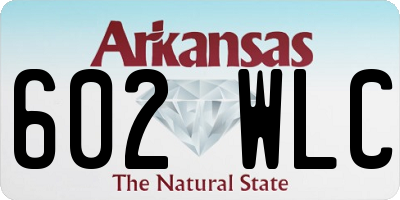 AR license plate 602WLC