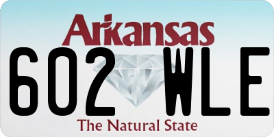 AR license plate 602WLE