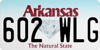 AR license plate 602WLG