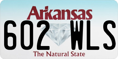 AR license plate 602WLS