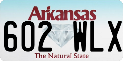 AR license plate 602WLX