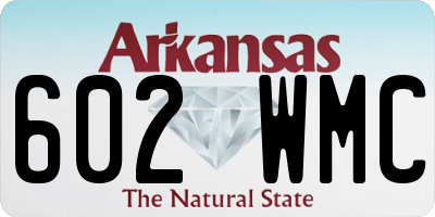 AR license plate 602WMC