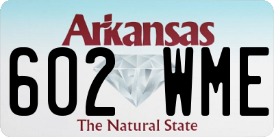 AR license plate 602WME