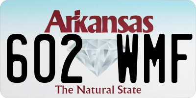 AR license plate 602WMF