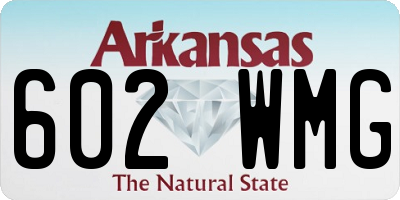 AR license plate 602WMG