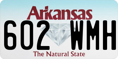 AR license plate 602WMH