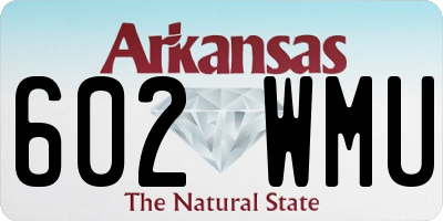 AR license plate 602WMU