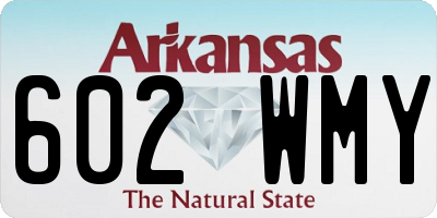 AR license plate 602WMY