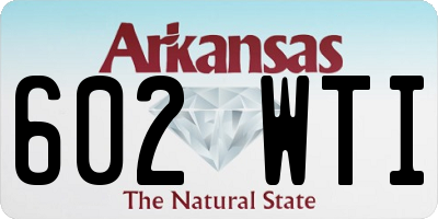 AR license plate 602WTI