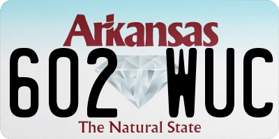 AR license plate 602WUC