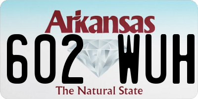 AR license plate 602WUH