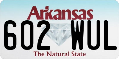 AR license plate 602WUL