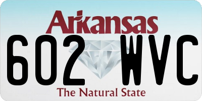 AR license plate 602WVC