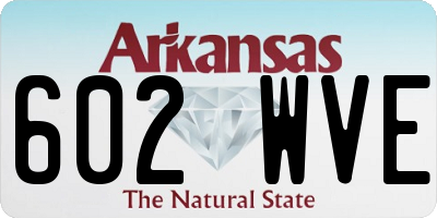 AR license plate 602WVE