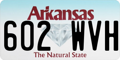 AR license plate 602WVH