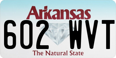 AR license plate 602WVT